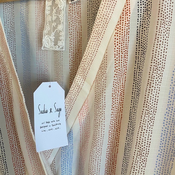 Sadie and Sage Surpliced Crop Top - Picture 3 of 4